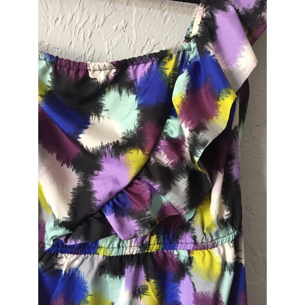 Colorful Asymmetrical Dress- Roxy - Picture 3 of 3